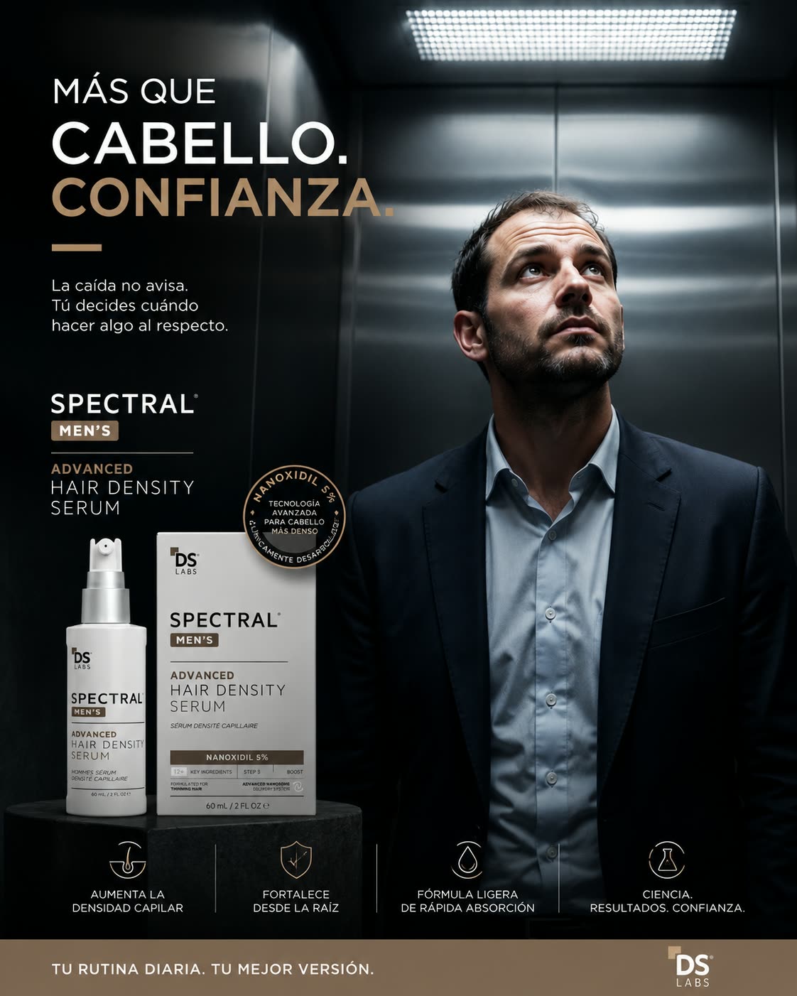 Spectral Men’s — sérum de cuidado capilar
